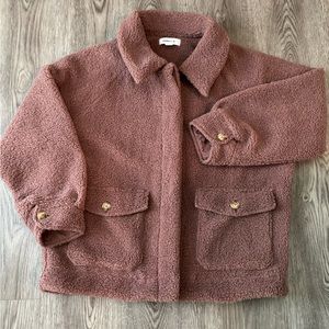 O’Neill Makenna Solid Pile Fleece Jacket, Size M